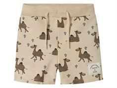 Name It sweat shorts peyote with dromedary print  